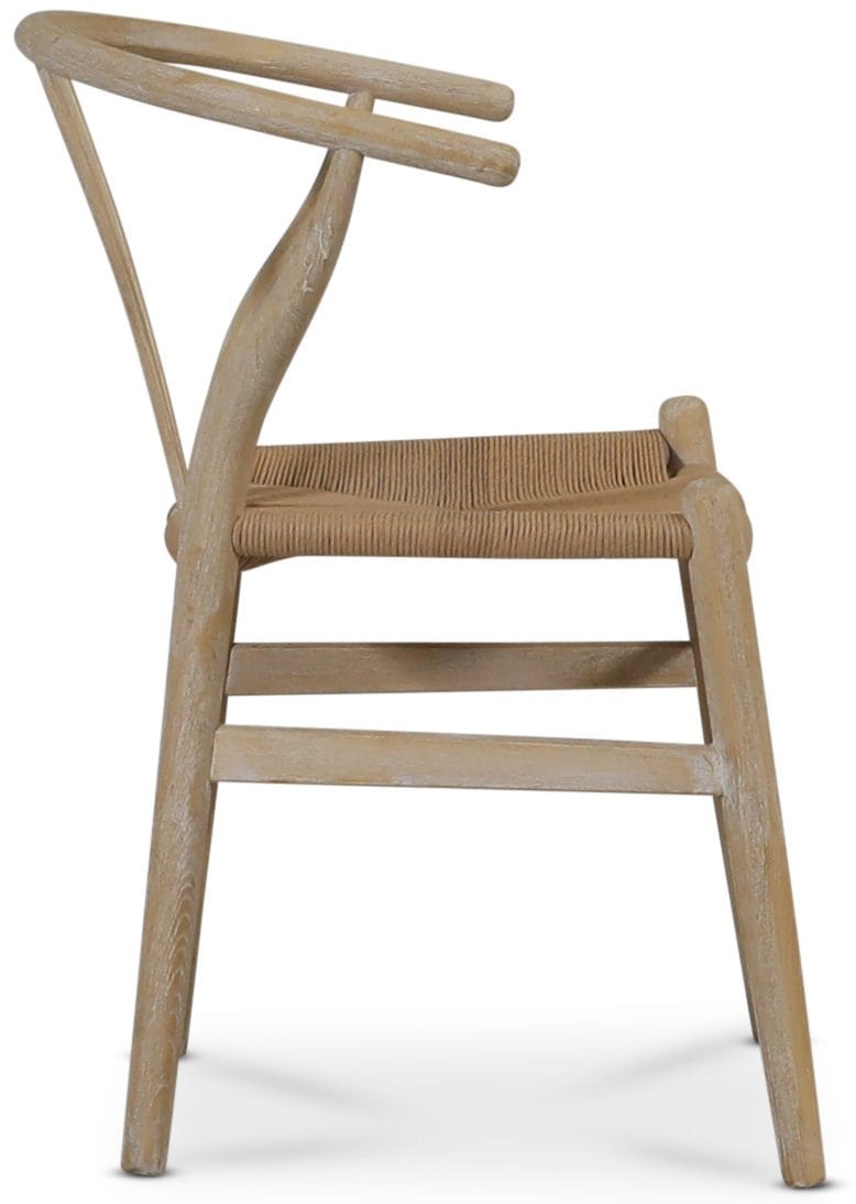 Brandon matstol whitewash med repsits - Whitewash - Möbler - Stolar & fåtöljer - Matstol & köksstol