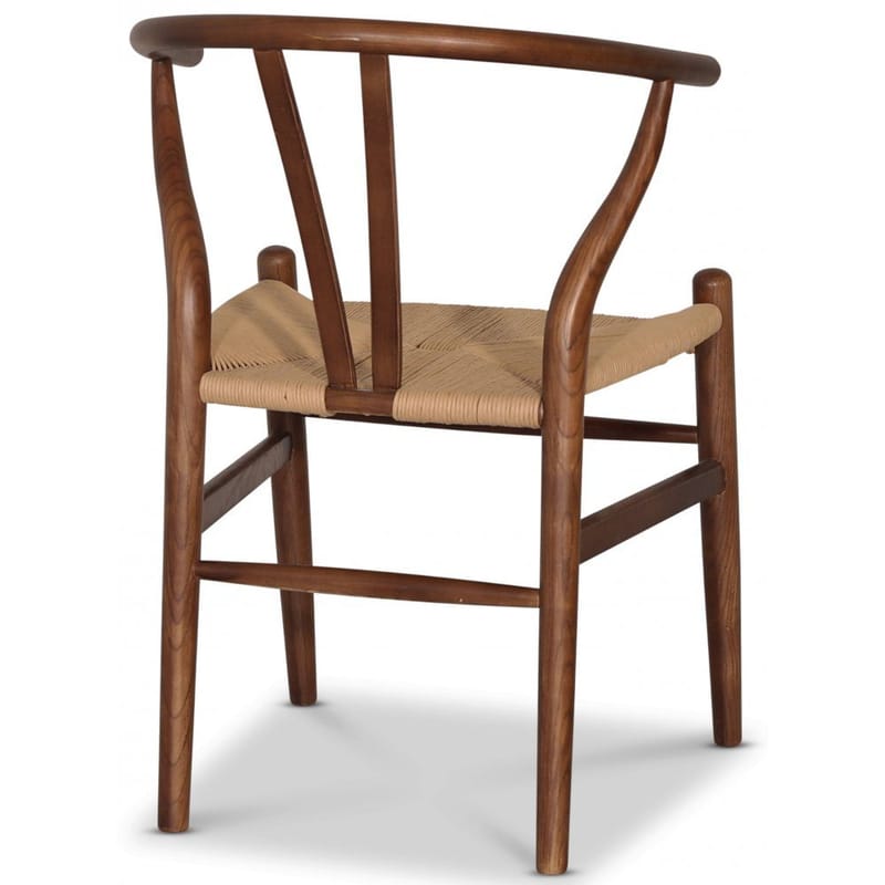 Brandon stol i valnöt med repsits - Valnöt - Möbler - Stolar & fåtöljer - Matstol & köksstol