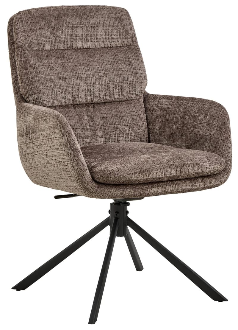 Brennor Matstol med armstöd, Dimmig Brun