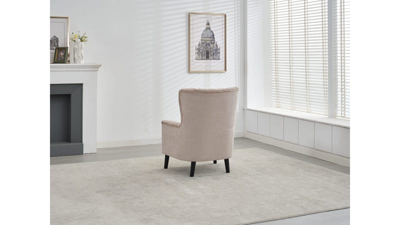 Brevalo Fåtölj i bouclet - Biscuit - Möbler - Stolar & fåtöljer - Fåtölj