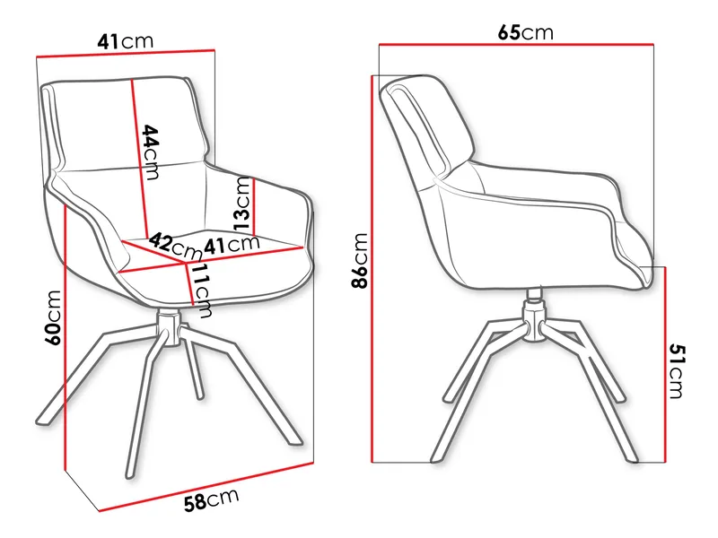 Calrosen Kontorsstol 2-pack - Beige - Möbler - Stolar & fåtöljer - Kontorsstol & skrivbordsstol