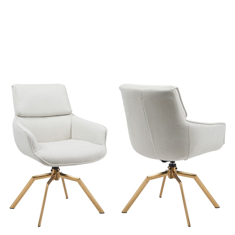 Calrosen Kontorsstol 2-pack - Beige - Möbler - Stolar & fåtöljer - Kontorsstol & skrivbordsstol