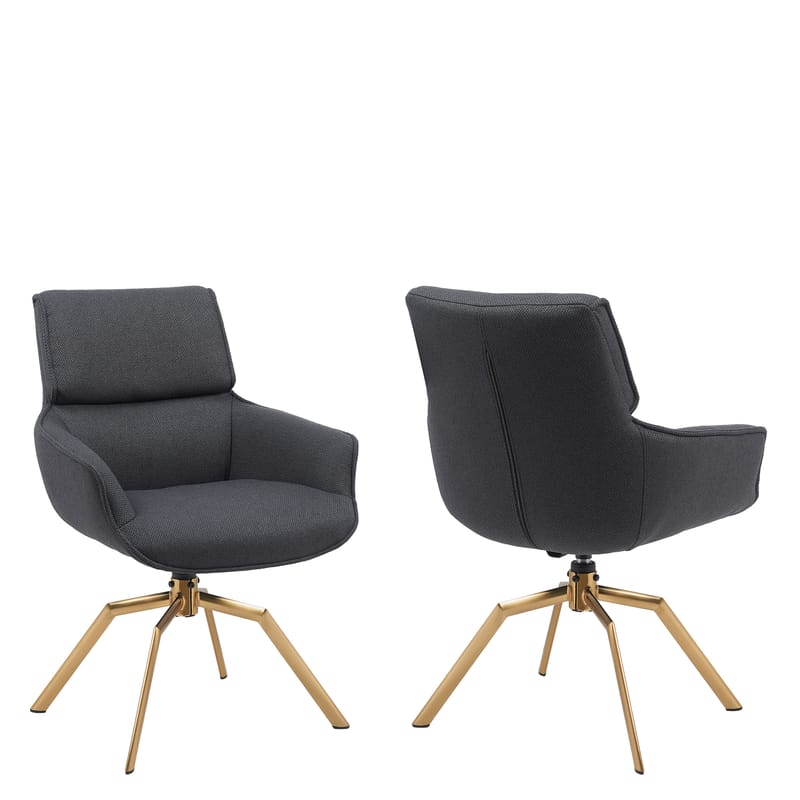 Calrosen Kontorsstol 2-pack - Grå - Möbler - Stolar & fåtöljer - Kontorsstol & skrivbordsstol