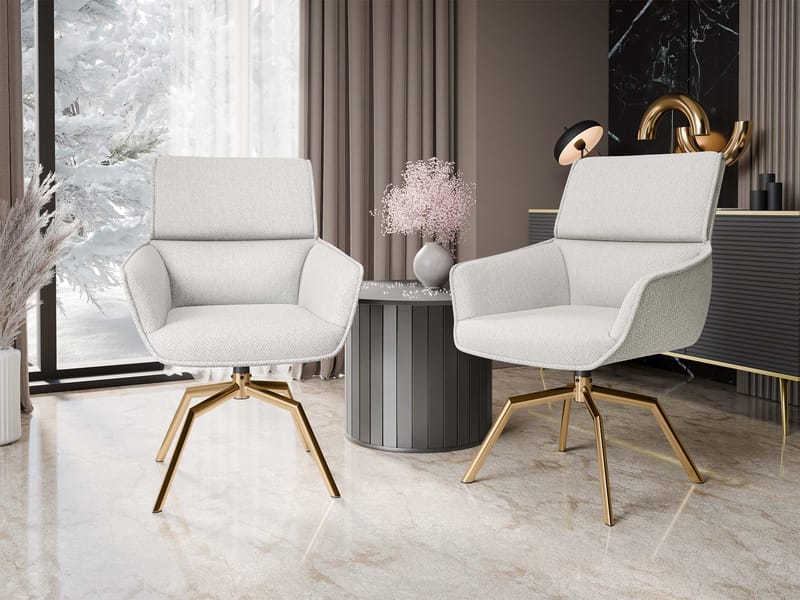 Calrosen Kontorsstol - Beige - Möbler - Stolar & fåtöljer - Kontorsstol & skrivbordsstol