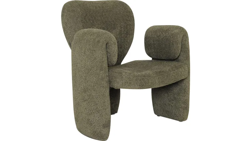 Calvero Fåtölj i tyg, Grön