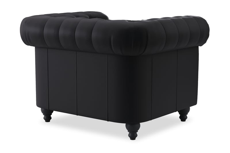 Chesterfield Deluxe Fåtölj - Svart - Möbler - Stolar & fåtöljer - Fåtölj