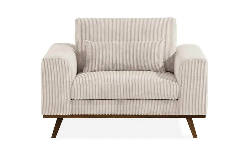 Copenhagen Fåtölj i Manchester - Beige - Möbler - Stolar & fåtöljer - Fåtölj