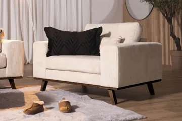 Copenhagen Fåtölj i Manchester - Beige - Möbler - Stolar & fåtöljer - Fåtölj