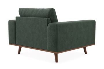 Copenhagen Premium Djup Fåtölj i Chenille - Grön - Möbler - Stolar & fåtöljer - Fåtölj