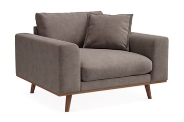 Copenhagen Premium Djup Fåtölj i Chenille - Brun - Möbler - Stolar & fåtöljer - Fåtölj