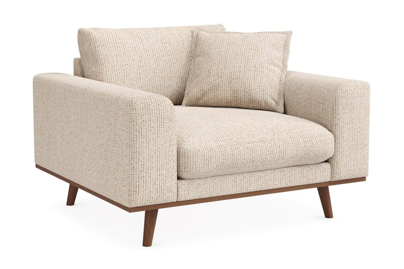 Copenhagen Premium Djup Fåtölj i Chenille - Beige - Möbler - Stolar & fåtöljer - Fåtölj