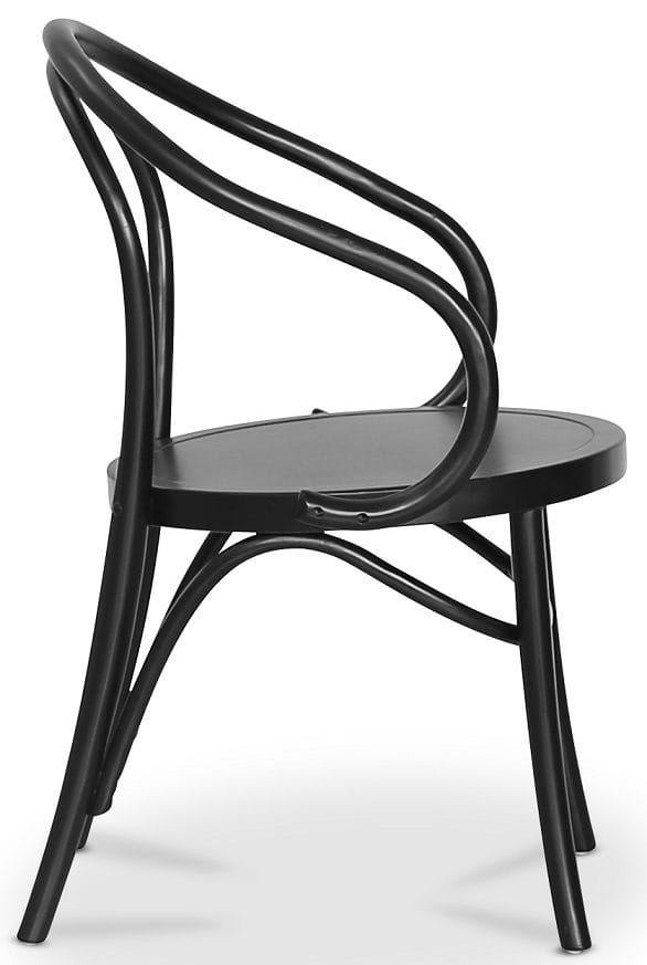 Danderyd No.30 svart karmstol i böjträ - Svart - Möbler - Stolar & fåtöljer - Matstol & köksstol