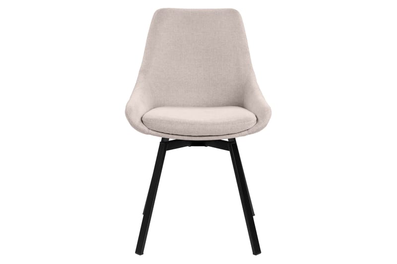 Delera Matstol i Tyg - Beige - Möbler - Stolar & fåtöljer - Matstol & köksstol