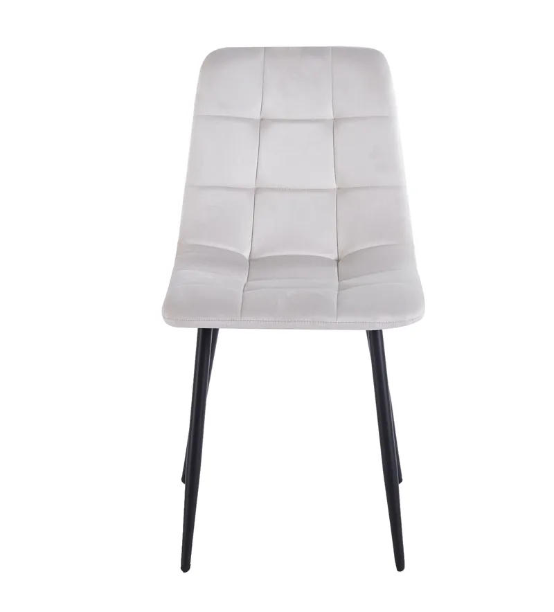 Delta matstol beige sammet, Beige sammet