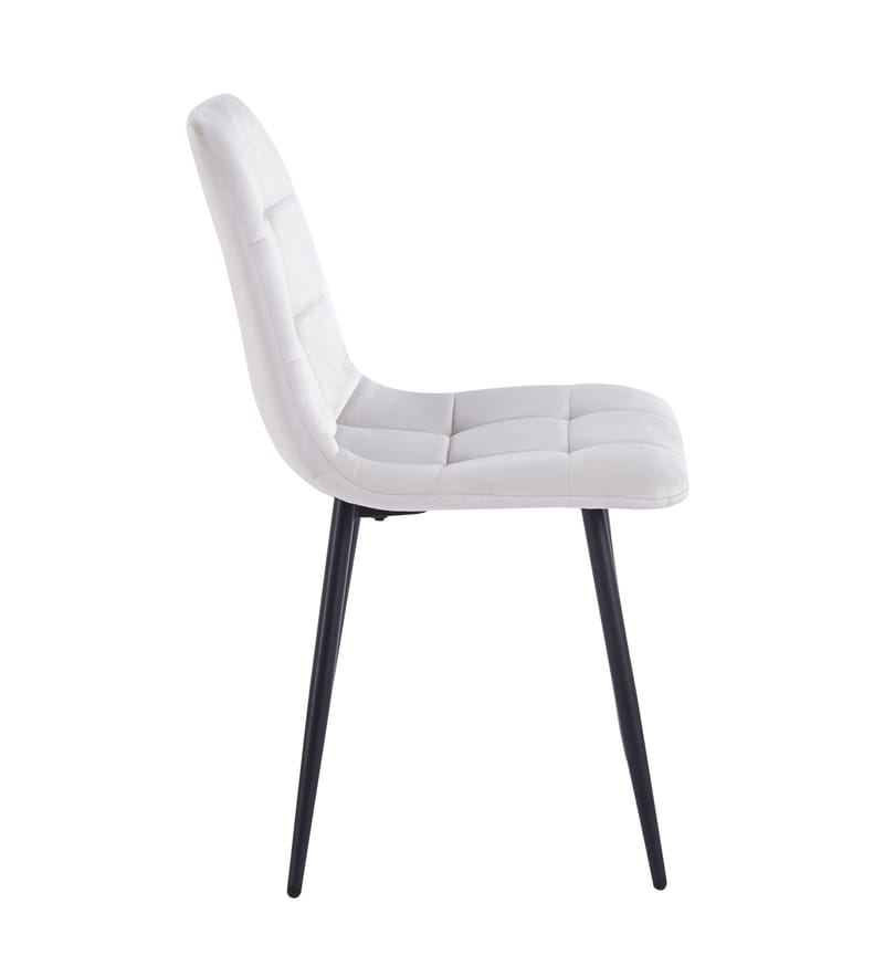 Delta matstol beige sammet - Beige sammet - Möbler - Stolar & fåtöljer - Matstol & köksstol