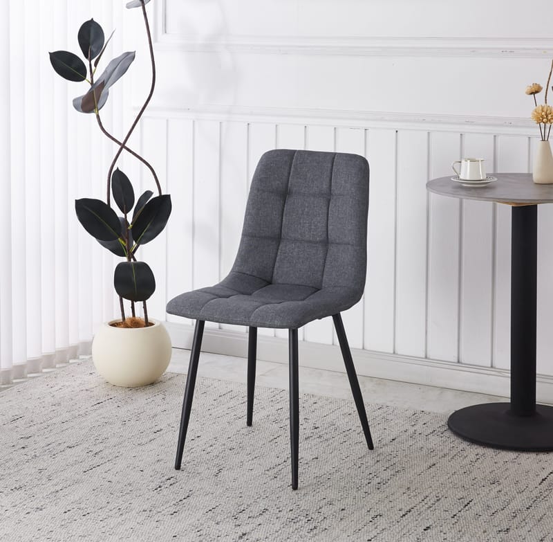 Delta matstol - Grå/svart - Grå/svart - Möbler - Stolar & fåtöljer - Matstol & köksstol