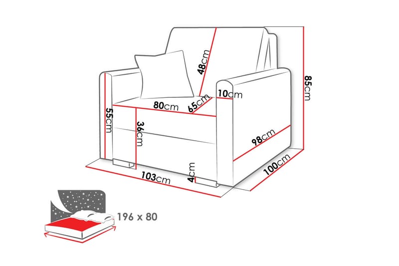 Denegal Fåtölj - Möbler - Stolar & fåtöljer - Fåtölj