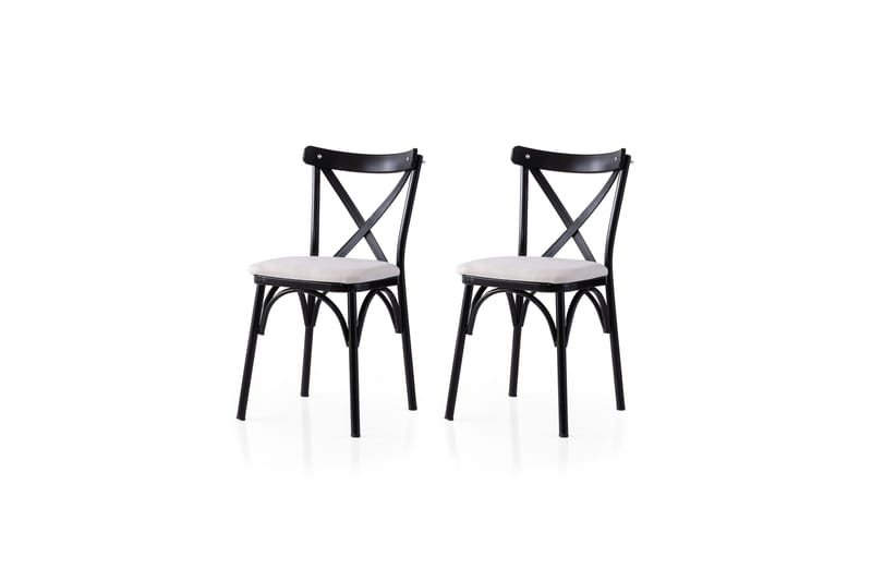 Devereaux Matstol, Svart/Vit