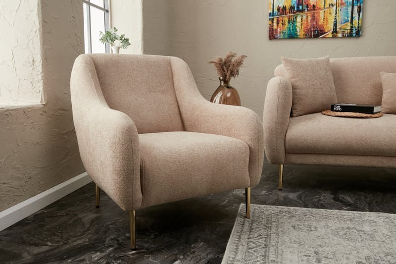 Devika Fåtölj - Beige - Möbler - Stolar & fåtöljer - Fåtölj