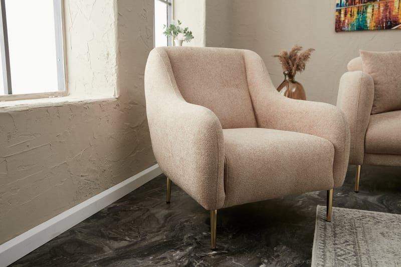 Devika Fåtölj - Beige - Möbler - Stolar & fåtöljer - Fåtölj
