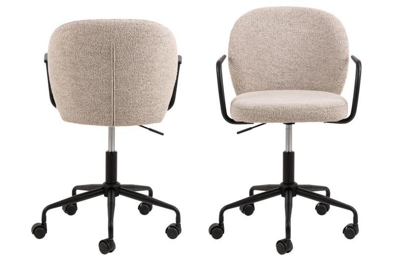 Dursun Kontorsstol - Beige - Möbler - Stolar & fåtöljer - Kontorsstol & skrivbordsstol
