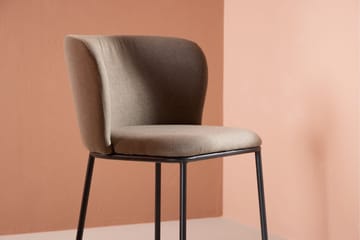 Edina Matstol i Tyg med Metallben - Beige - Möbler - Stolar & fåtöljer - Matstol & köksstol