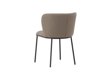 Edina Matstol i Tyg med Metallben - Beige - Möbler - Stolar & fåtöljer - Matstol & köksstol