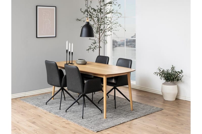 Edwuna Karmstol - Svart - Möbler - Stolar & fåtöljer - Matstol & köksstol