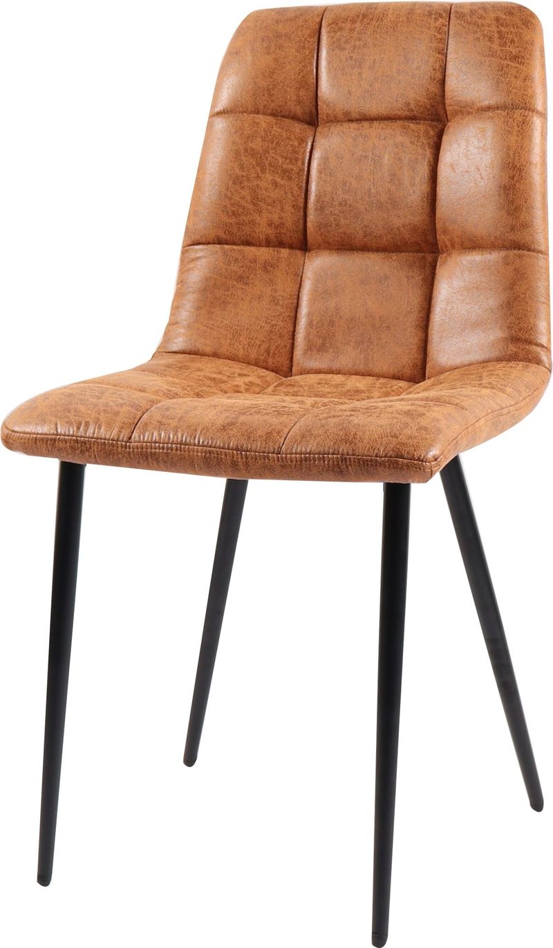 Eksjö stol i Cognac microfiber - Cognac - Möbler - Stolar & fåtöljer - Matstol & köksstol