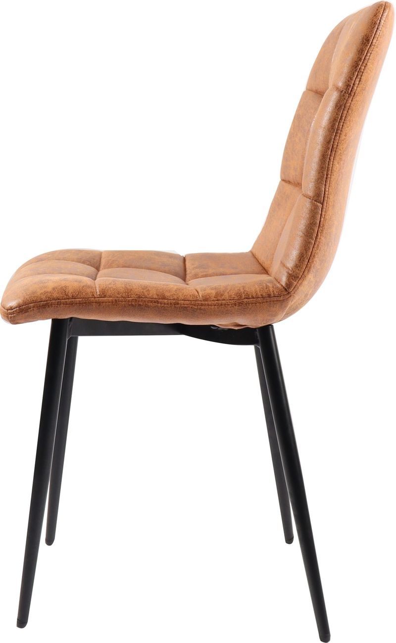 Eksjö stol i Cognac microfiber - Cognac - Möbler - Stolar & fåtöljer - Matstol & köksstol