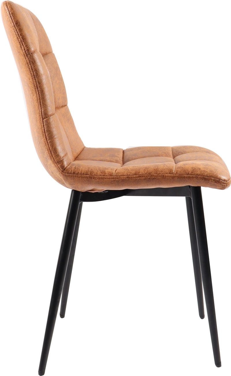 Eksjö stol i Cognac microfiber - Cognac - Möbler - Stolar & fåtöljer - Matstol & köksstol