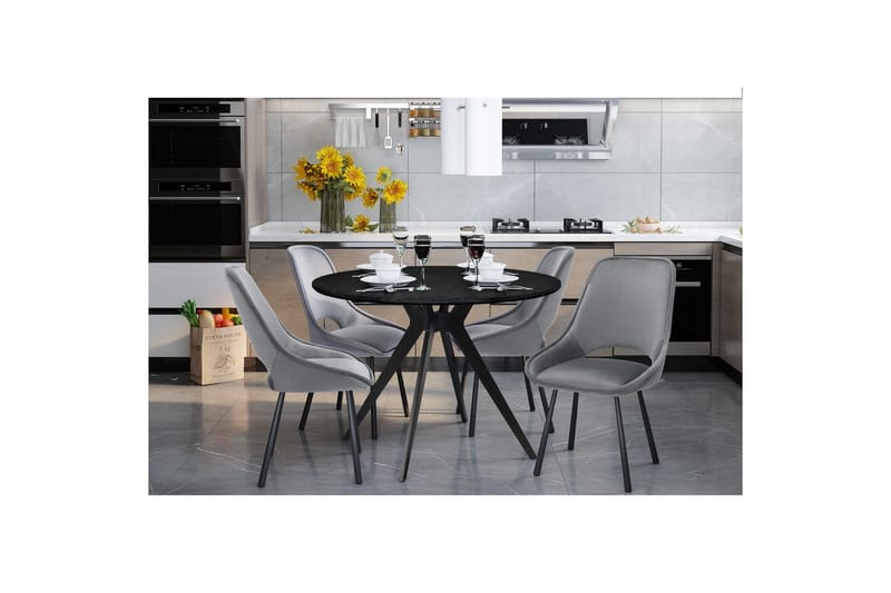 Eliza Matstol - Grå - Möbler - Stolar & fåtöljer - Matstol & köksstol