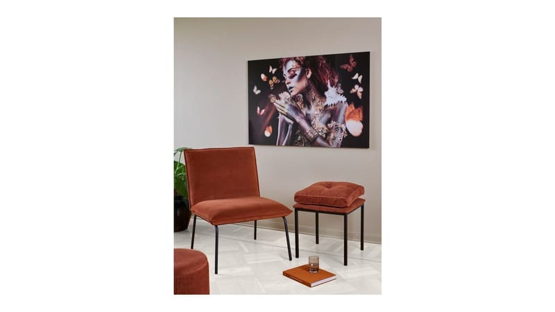 Eloy Pall 43 cm - Rost - Möbler - Stolar & fåtöljer - Pall & puff