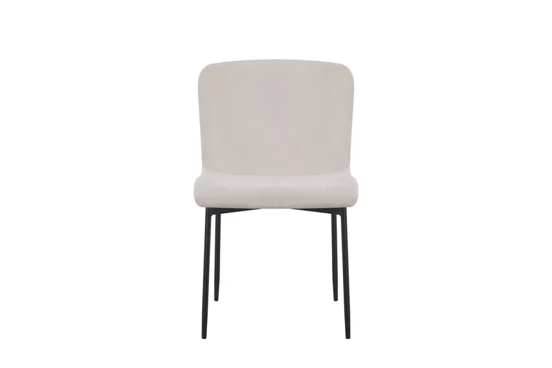 Elsie Matstol Sammet - Beige - Möbler - Stolar & fåtöljer - Matstol & köksstol