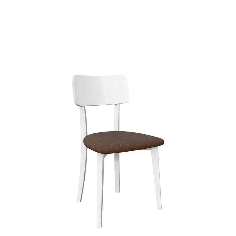 Esher Matstol, vit, brun