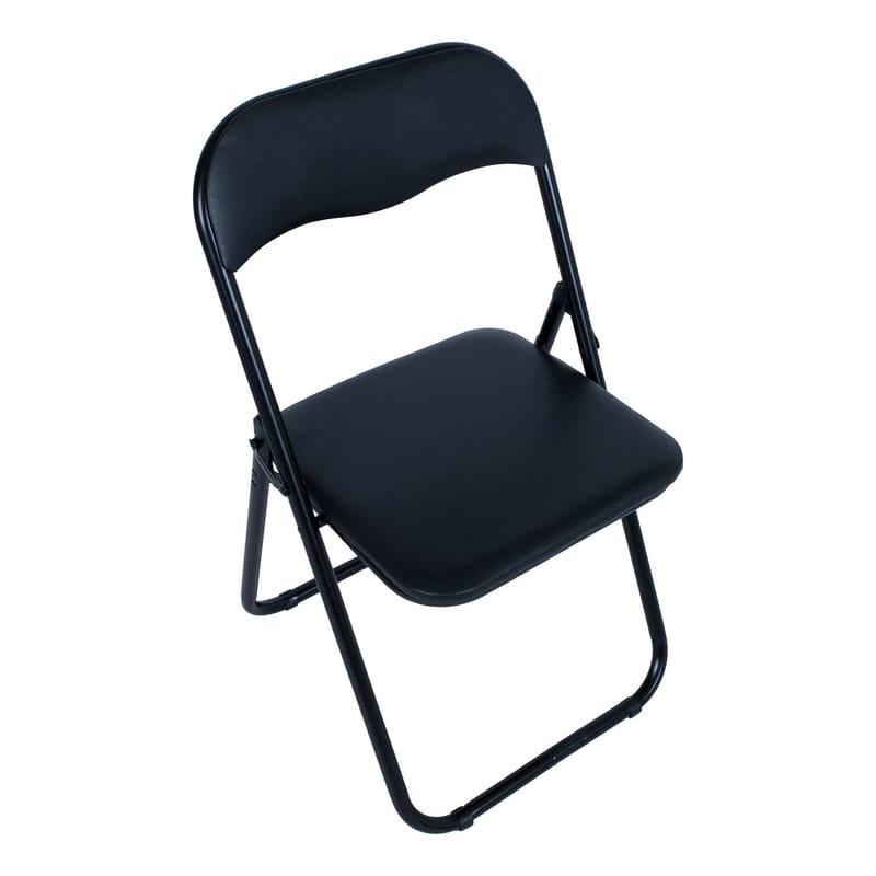 Fällstol Caterina PVC - Svart - Möbler - Stolar & fåtöljer - Klappstol & stapelbara stolar