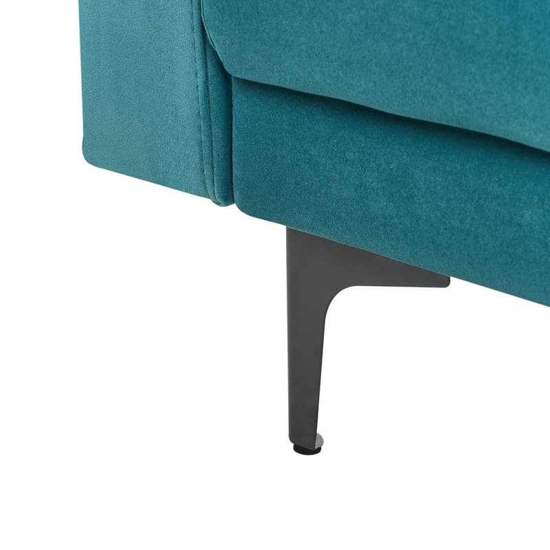 Fåtölj Aberdeen - Havsblå, Svart - Möbler - Stolar & fåtöljer - Fåtölj - Liggfåtölj