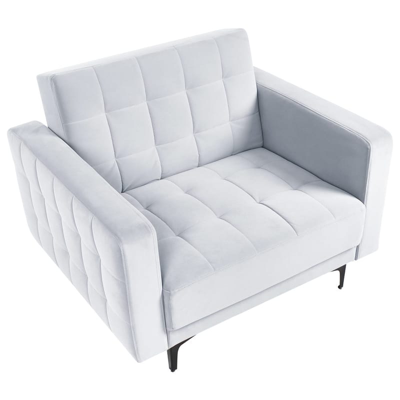 Fåtölj Aberdeen - Ljusgrå, svart - Möbler - Stolar & fåtöljer - Fåtölj - Liggfåtölj