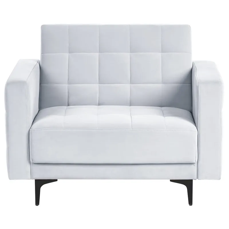 Fåtölj Aberdeen - Ljusgrå, svart - Möbler - Stolar & fåtöljer - Fåtölj - Liggfåtölj