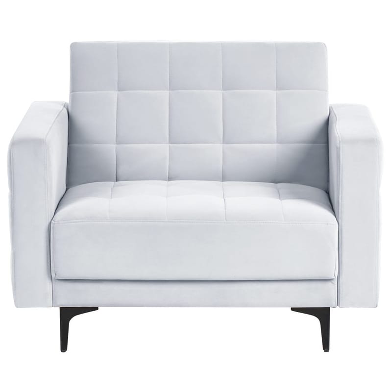 Fåtölj Aberdeen - Ljusgrå, svart - Möbler - Stolar & fåtöljer - Fåtölj - Bäddfåtölj