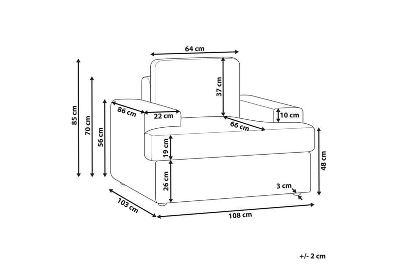 Fåtölj Alla - Beige - Möbler - Stolar & fåtöljer - Fåtölj