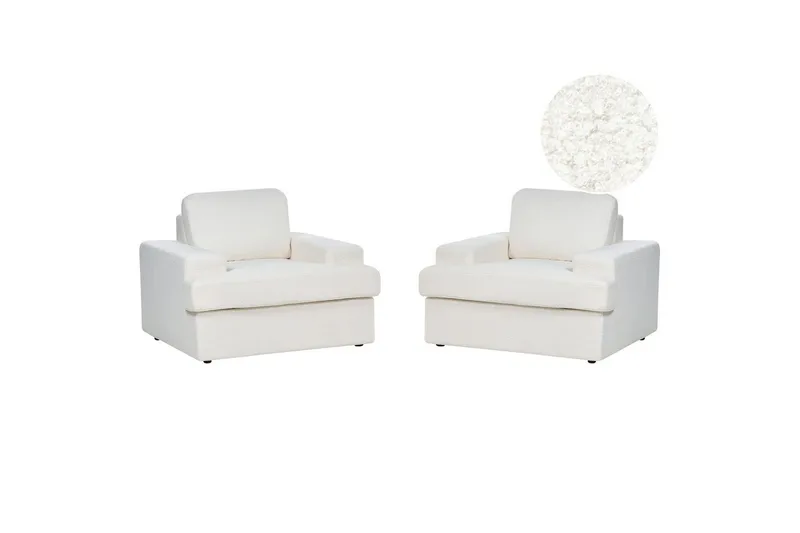 Fåtölj Alla set om 2 Vit, Vit
