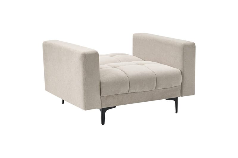 Fåtölj Alnes Beige/svart - Beige/svart - Möbler - Stolar & fåtöljer - Fåtölj