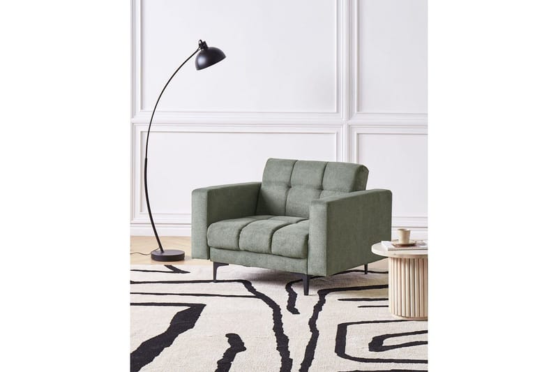 Fåtölj Alnes Grön/Svart - Grön/Svart - Möbler - Stolar & fåtöljer - Fåtölj