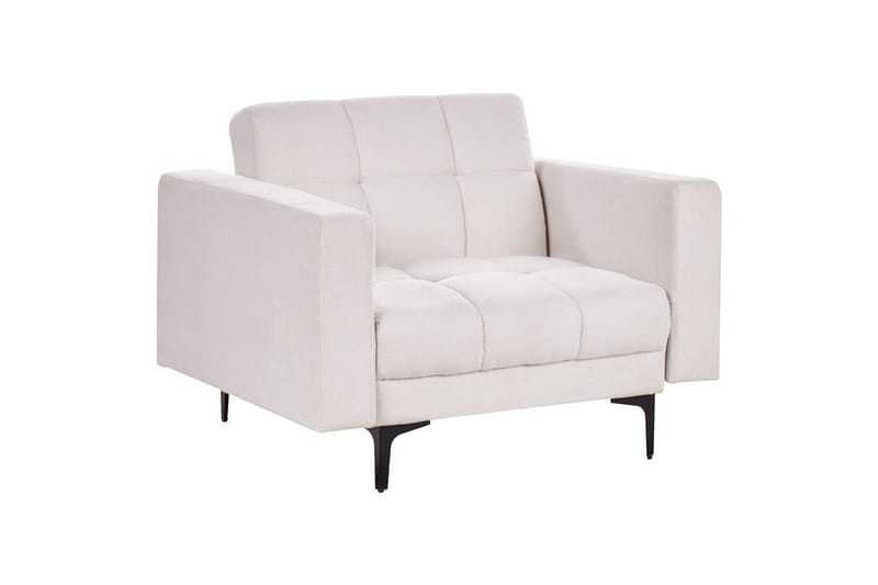 Fåtölj Alnes Off-white/Svart, Off-white/Svart