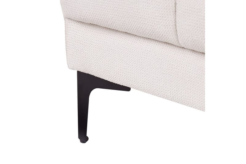 Fåtölj Alnes Off-white/Svart - Off-white/Svart - Möbler - Stolar & fåtöljer - Fåtölj