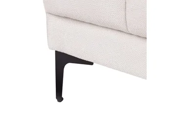 Fåtölj Alnes Off-white/Svart - Off-white/Svart - Möbler - Stolar & fåtöljer - Fåtölj