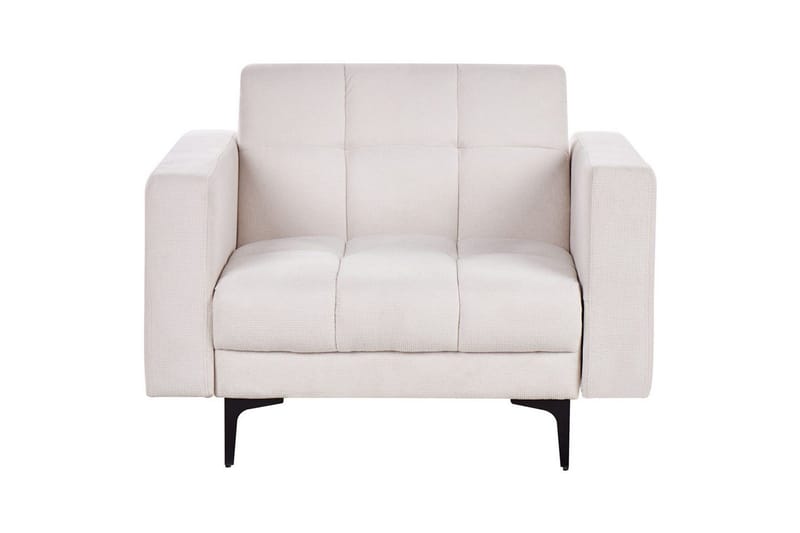 Fåtölj Alnes Off-white/Svart - Off-white/Svart - Möbler - Stolar & fåtöljer - Fåtölj