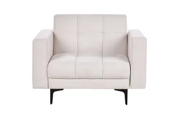 Fåtölj Alnes Off-white/Svart - Off-white/Svart - Möbler - Stolar & fåtöljer - Fåtölj