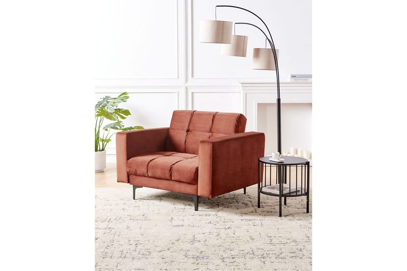 Fåtölj Alnes Röd/Svart - Röd/Svart - Möbler - Stolar & fåtöljer - Fåtölj